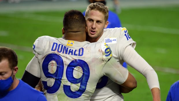 Jared Goff Aaron Donald